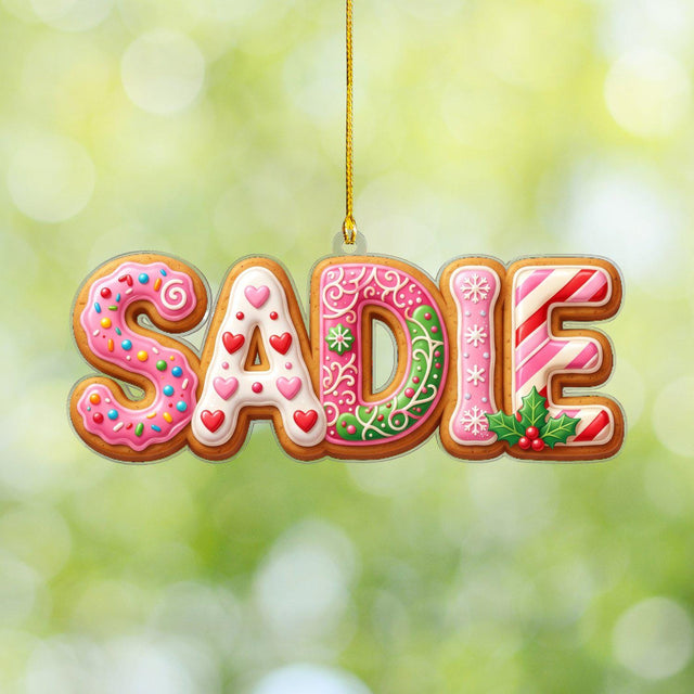 Personalized Colorful Cookie Baking Tree Keepsake